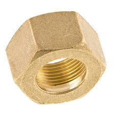 Tuerca de unión de latón M24x1,5 x 18 mm para racor de compresión