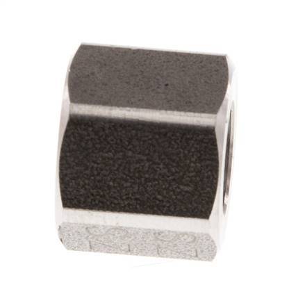 M12x1 x 8LL Tuerca de unión de acero inoxidable para anillo de corte