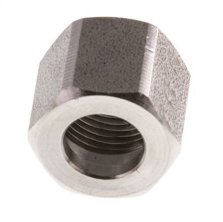 M12x1 x 8LL Tuerca de unión de acero inoxidable para anillo de corte