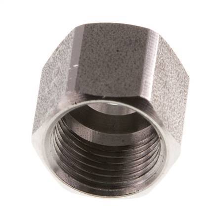 M12x1 x 8LL Tuerca de unión de acero inoxidable para anillo de corte