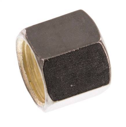M16x1,5 x 8S Tuerca de unión de acero inoxidable para anillo de compresión