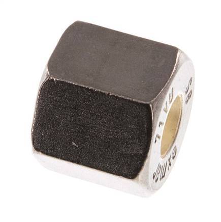 M16x1,5 x 8S Tuerca de unión de acero inoxidable para anillo de compresión