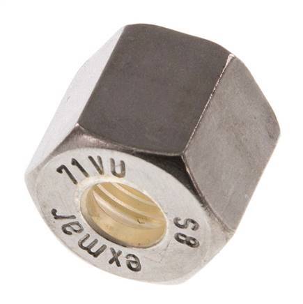M16x1,5 x 8S Tuerca de unión de acero inoxidable para anillo de compresión