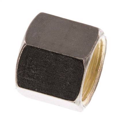 M16x1,5 x 8S Tuerca de unión de acero inoxidable para anillo de compresión