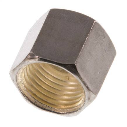 M16x1,5 x 8S Tuerca de unión de acero inoxidable para anillo de compresión