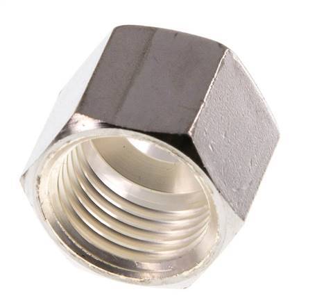 M16x1,5 x 10L Tuerca de unión de acero inoxidable para anillo de compresión
