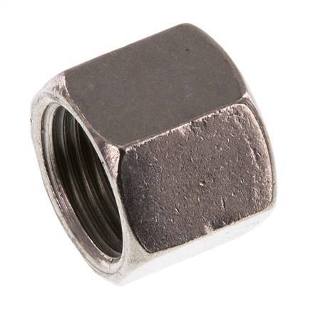 M18x1,5 x 10S Tuerca de unión de acero inoxidable para anillo de corte