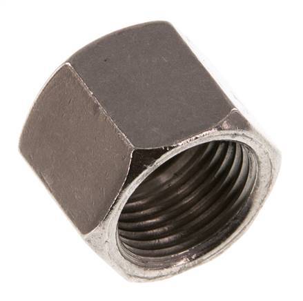 M18x1,5 x 10S Tuerca de unión de acero inoxidable para anillo de corte