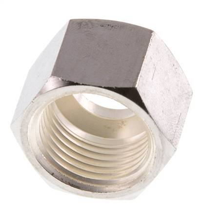 M18x1,5 x 12L Tuerca de unión de acero inoxidable para anillo de compresión