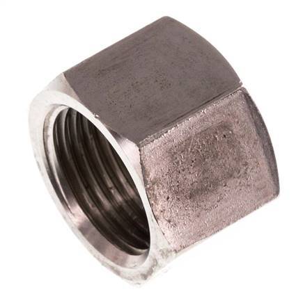 M18x1,5 x 12L Tuerca de unión de acero inoxidable para anillo de corte