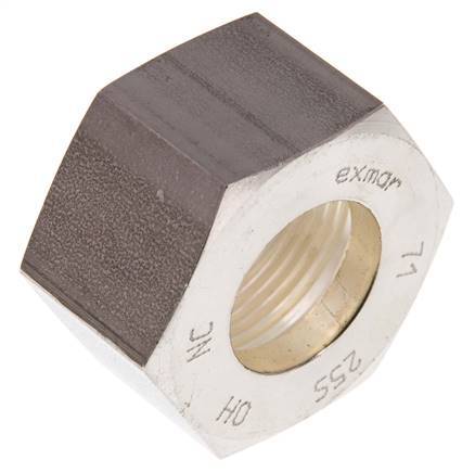 M36x2.0 x 25S Tuerca de unión de acero inoxidable para anillo de compresión