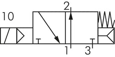 válvula de solenoide 3/2 G1/2'' NO 230V AC 1.5-8bar/21.0-112psi E.MC