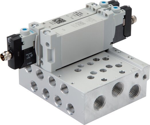 M7 Manifold 12-Station Festo 566615 VABM-L1-10HW-G18-12