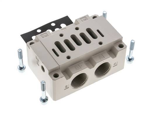 Subbase ISO 5599-1 Tamaño 2 G 3/4''