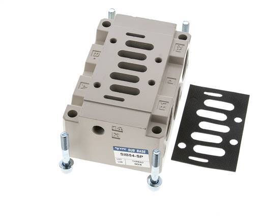 Subbase ISO 5599-1 Tamaño 2 G 3/4''