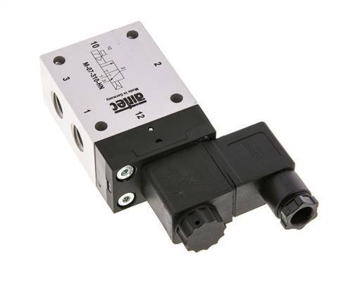 válvula solenoide 3/2 G1/4'' NC 24V DC 1.5-10bar/21.0-140psi Airtec