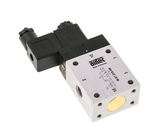 válvula solenoide 3/2 G1/4'' NC 24V DC 1.5-10bar/21.0-140psi Airtec