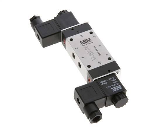 válvula solenoide de centro de presión 5/3 G1/8'' 24V DC 3-8bar/42-112psi Airtec