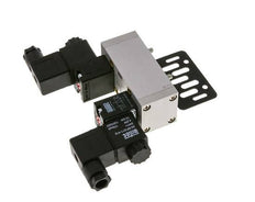 5/3 ISO 5599-1 Válvula solenoide de centro cerrado 230V AC 3-10bar/42-140psi Airtec
