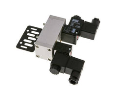 5/3 ISO 5599-1 Válvula solenoide de centro cerrado 230V AC 3-10bar/42-140psi Airtec