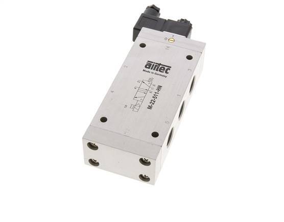válvula solenoide 5/2 G1/2'' 24V AC 2-10bar/28-140psi Airtec