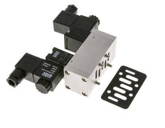 5/3 ISO 5599-1 Válvula solenoide central de escape 24V DC 3-10bar/42-140psi Airtec