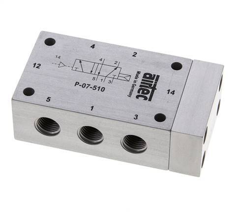 válvula piloto de aire 5/2 G1/4'' ATEX 1,5-10bar/21,0-140psi Airtec