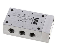 válvula piloto de aire 5/2 G1/4'' ATEX 1,5-10bar/21,0-140psi Airtec