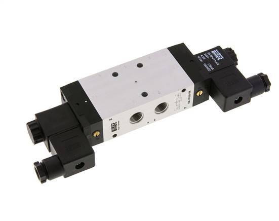 válvula solenoide biestable 5/2 G1/4'' 115V AC 2.5-10bar/35.0-140psi Airtec