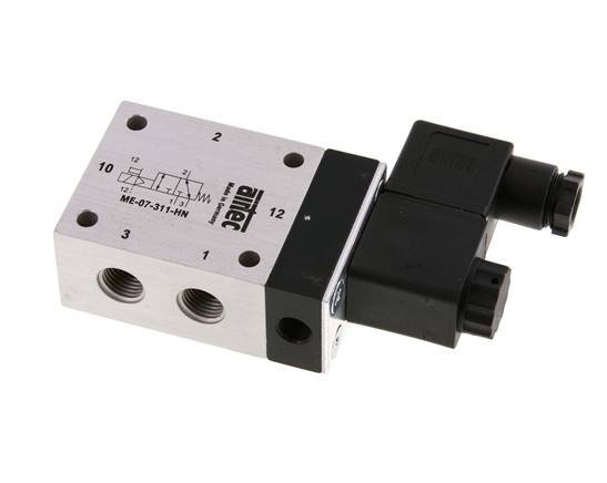 3/2 G1/4'' (G1/8'') Válvula Solenoide Piloto Externo 24V AC 0-10bar/0-140psi Airtec