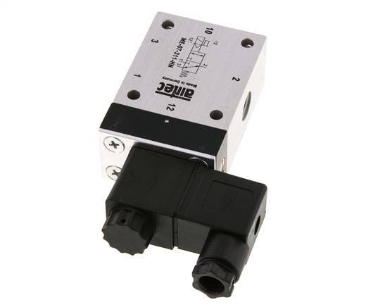 3/2 G1/4'' (G1/8'') Válvula Solenoide Piloto Externo 24V AC 0-10bar/0-140psi Airtec