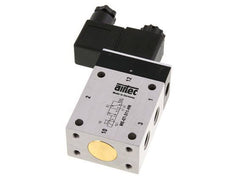 3/2 G1/4'' (G1/8'') Válvula Solenoide Piloto Externo 24V AC 0-10bar/0-140psi Airtec