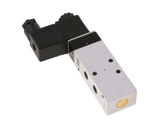 Válvula solenoide 5/2 G1/8'' 12V DC 3-10bar/42-140psi Airtec