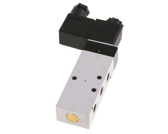 Válvula solenoide 5/2 G1/8'' 12V DC 3-10bar/42-140psi Airtec