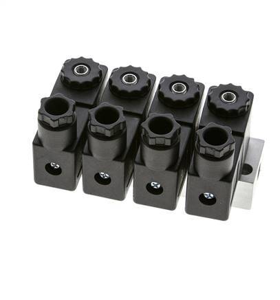 Válvula solenoide 4x3/2 G1/8'' NC 24V DC -0.95-10bar/-13.2-140psi Airtec