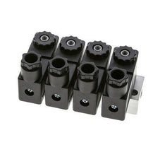 Válvula solenoide 4x3/2 G1/8'' NC 24V DC -0.95-10bar/-13.2-140psi Airtec