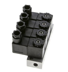 Válvula solenoide 4x3/2 G1/8'' NC 24V DC -0.95-10bar/-13.2-140psi Airtec