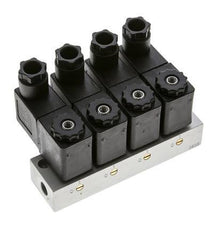 Válvula solenoide 4x3/2 G1/8'' NC 24V DC -0.95-10bar/-13.2-140psi Airtec