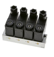 Válvula solenoide 4x3/2 G1/8'' NC 24V DC -0.95-10bar/-13.2-140psi Airtec