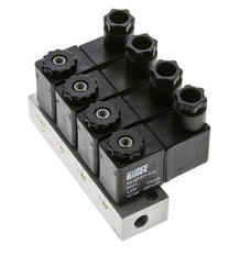 Válvula solenoide 4x3/2 G1/8'' NC 24V DC -0.95-10bar/-13.2-140psi Airtec