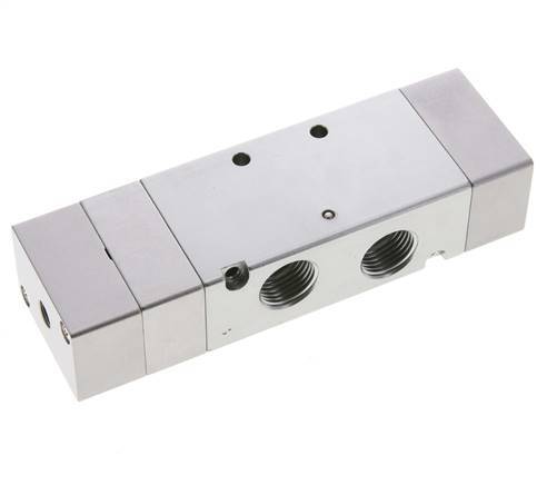 5/3 G1/2'' (G1/8'') Válvula piloto de aire central de escape 1,5-8bar/21,0-112psi E.MC