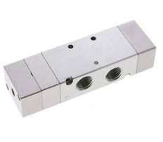 5/3 G1/2'' (G1/8'') Válvula piloto de aire central de escape 1,5-8bar/21,0-112psi E.MC