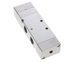 5/3 G1/2'' (G1/8'') Válvula piloto de aire central de escape 1,5-8bar/21,0-112psi E.MC