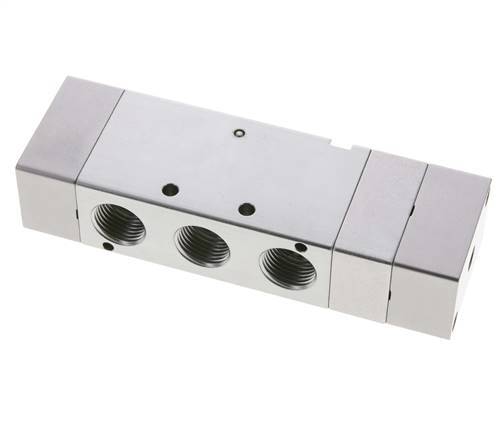 5/3 G1/2'' (G1/8'') Válvula piloto de aire central de escape 1,5-8bar/21,0-112psi E.MC