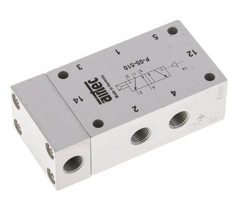 5/2 G1/8'' Válvula piloto de aire ATEX 2-10bar/28-140psi Airtec