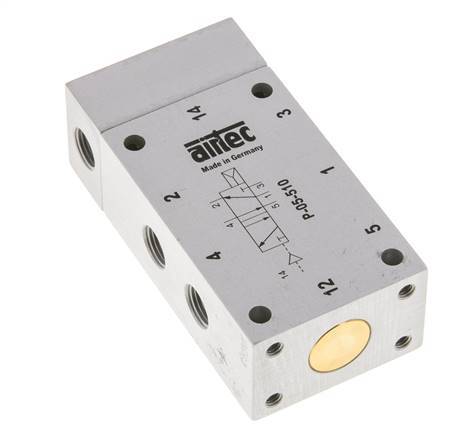 5/2 G1/8'' Válvula piloto de aire ATEX 2-10bar/28-140psi Airtec