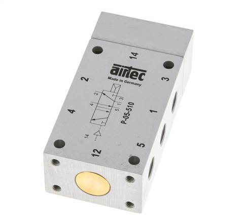5/2 G1/8'' Válvula piloto de aire ATEX 2-10bar/28-140psi Airtec