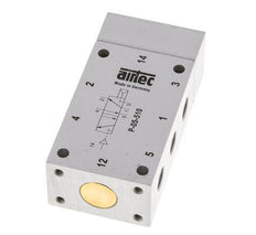 5/2 G1/8'' Válvula piloto de aire ATEX 2-10bar/28-140psi Airtec