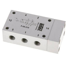 5/2 G1/8'' Válvula piloto de aire ATEX 2-10bar/28-140psi Airtec
