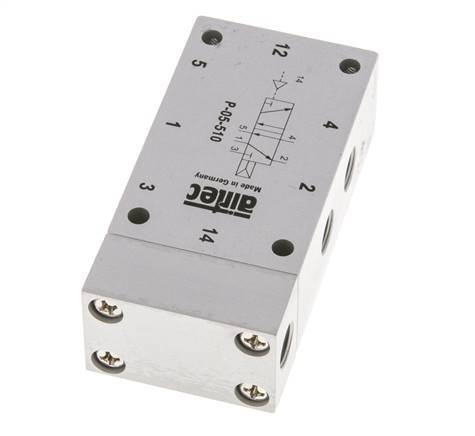 5/2 G1/8'' Válvula piloto de aire ATEX 2-10bar/28-140psi Airtec